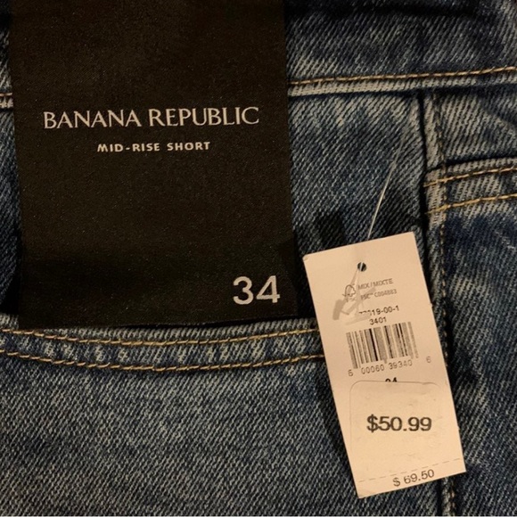NWT women’s Banana Republic mid-rise shirt size 34 or 16 - Picture 3 of 4